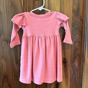 Kate Quinn long sleeve pink dress - 12-18 month